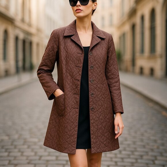 Opening Ceremony Jackets & Blazers - OPENING CEREMONY AREA Topper Peacoat Driving Jacket 10 L Textured Bamboo RARE